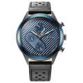 Titan Bolt Green Dial Black Leather Strap Watch 1814KL02