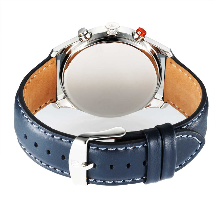 Titan Octane Quartz Multifunction Blue Dial With Blue Leather Strap Watch For Men 1805KL01
