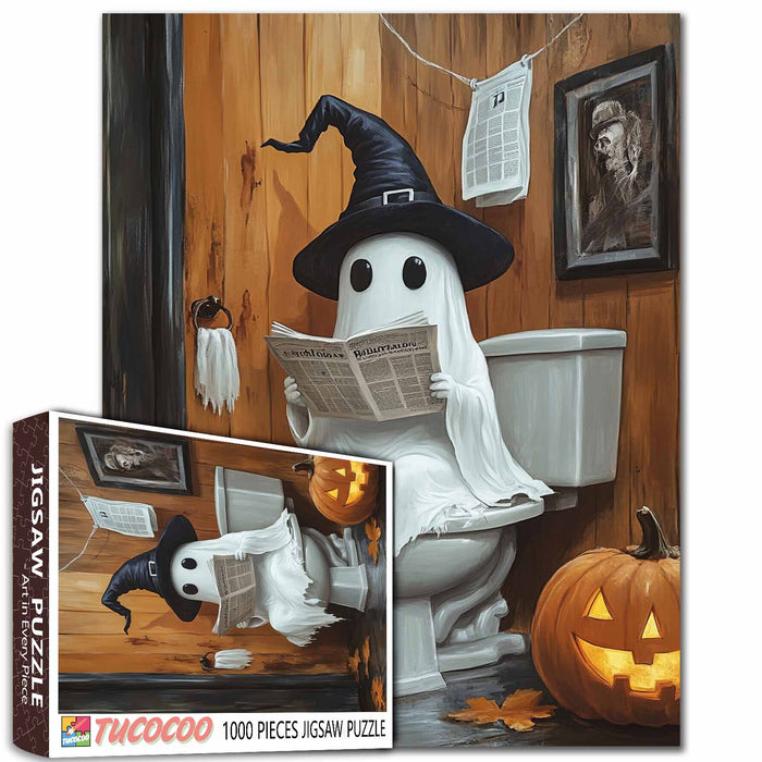 Toilet Ghost Break Jigsaw Puzzle
