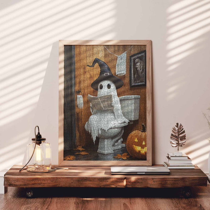 Toilet Ghost Break Jigsaw Puzzle