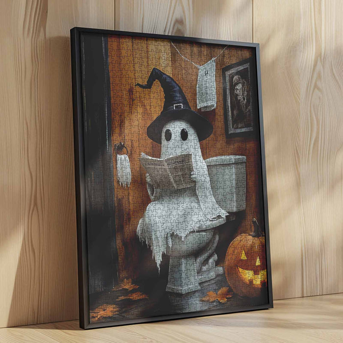 Toilet Ghost Break Jigsaw Puzzle