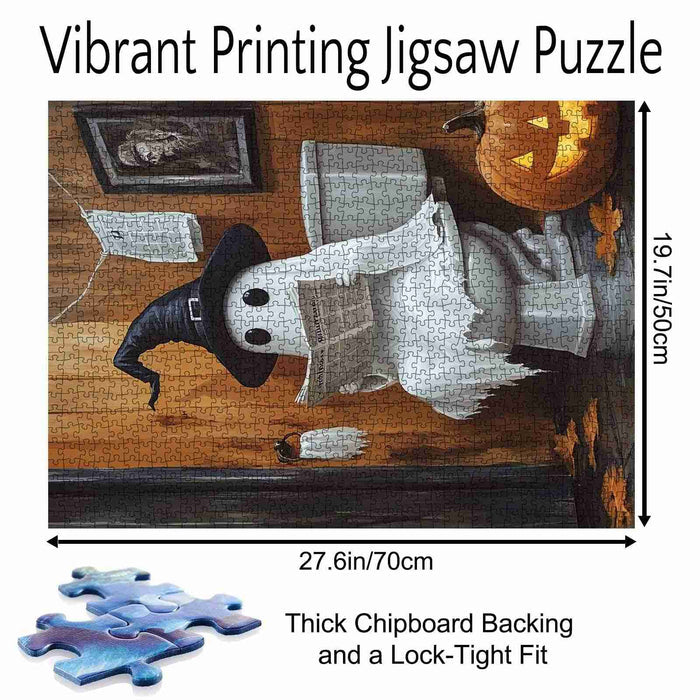 Toilet Ghost Break Jigsaw Puzzle