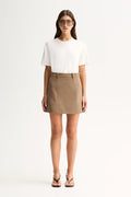 Trixie Mini Skirt - Camel