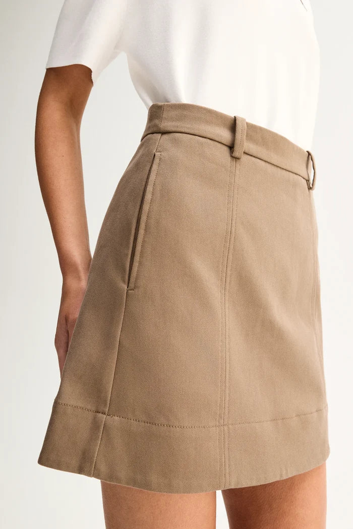 Trixie Mini Skirt - Camel