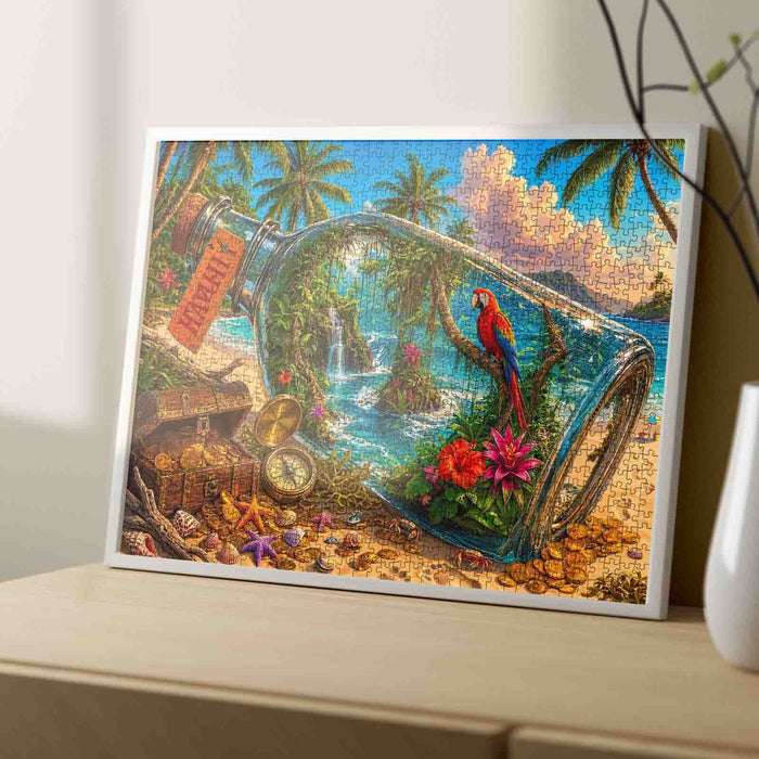Tropical Treasure Bottle Escape Jigsaw Puzzle