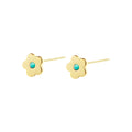 Turquoise Flower Stud earring