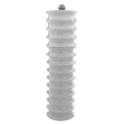 Twister Salt or Pepper Mill Grinder - White Lacquer