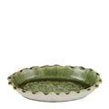 Uma Ceramic Oval Dish - Olive