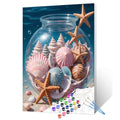 Undersea Shell Collection Paint by Numbers