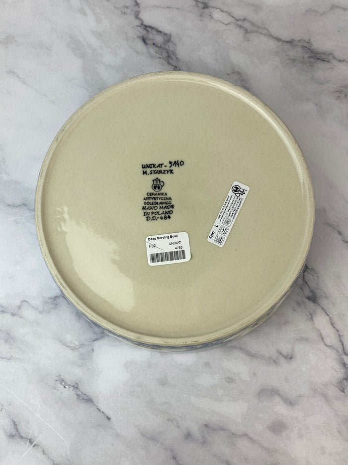 Unikat Serving Bowl - Shape F32 - Pattern U5140
