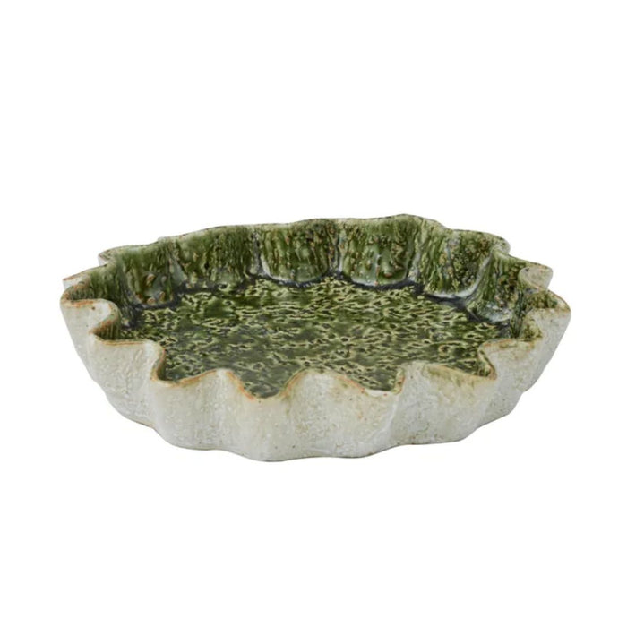 Urna Ceramic Dish - Olive