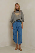 Utility Chambray Pants - Pacific Blue