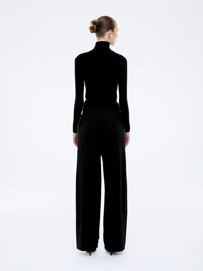 Valentina Stripe Pant - Black / Off White