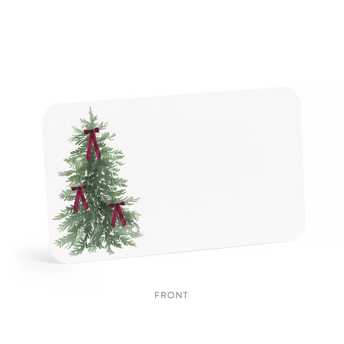 Velvet Bow Tree Little Notes