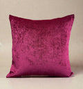 Velvet pillow cover Magenta handmade in Thailand