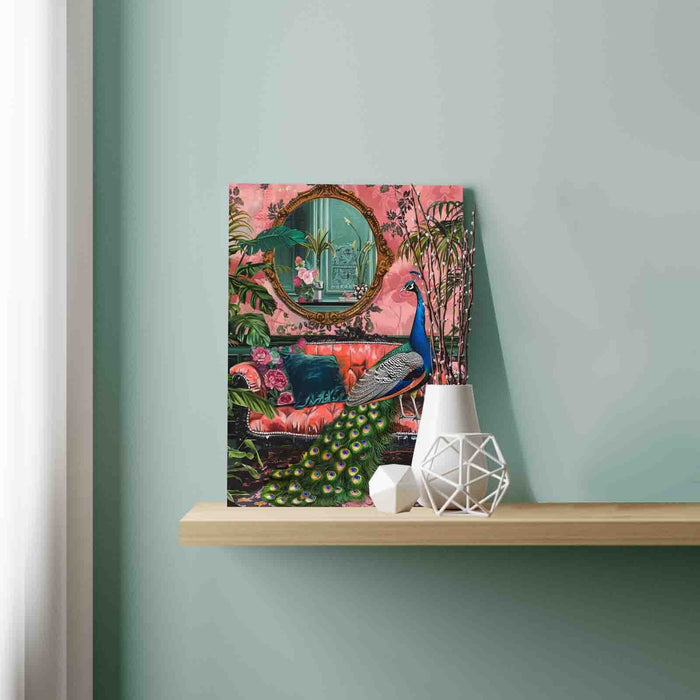 Velvet Salon Peacock Paint by Numbers