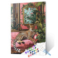Velvet Throne Cheetah Paint by Numbers
