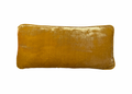 Vietnamese gold silk velvet pillow 12"x24"