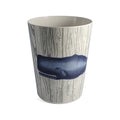 Vineyard Waste Basket • Coastal  Compass Home Decor