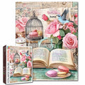 Vintage Birdcage Tea Table Jigsaw Puzzle