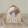 Vintage Ribbon Gold Frame - 5.7x9.2