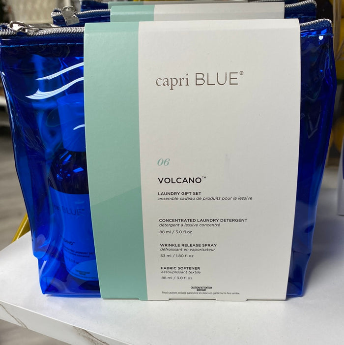 Volcano laundry gift set
