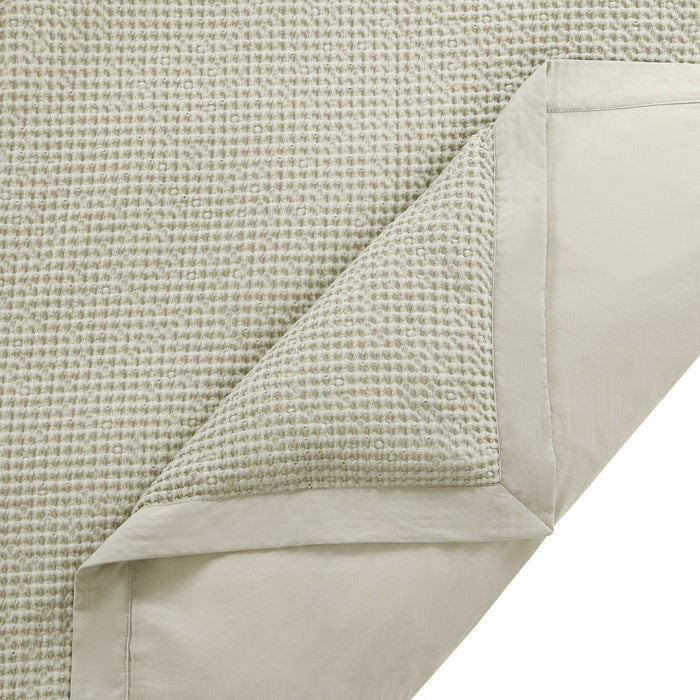 Waffle Pattern Coverlet