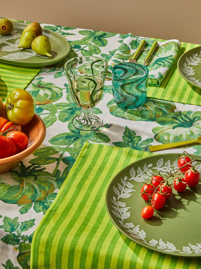 Waves Green Goblet Set