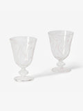 Waves Pink Goblet Set