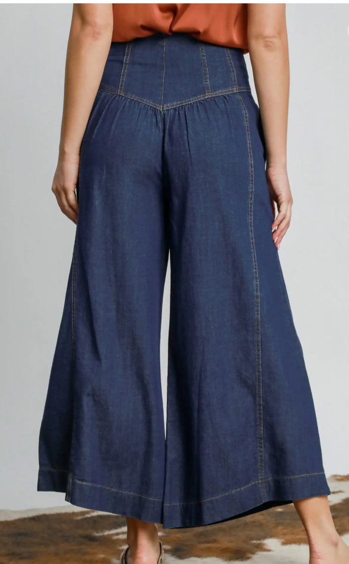 Western Style High Waist Pants