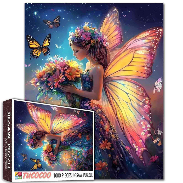 Whimsical Fairy's Garden Jigsaw Puzzle