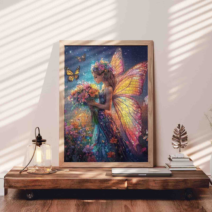 Whimsical Fairy's Garden Jigsaw Puzzle