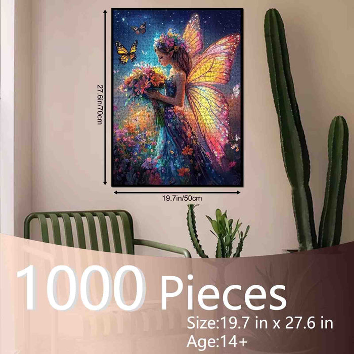 Whimsical Fairy's Garden Jigsaw Puzzle