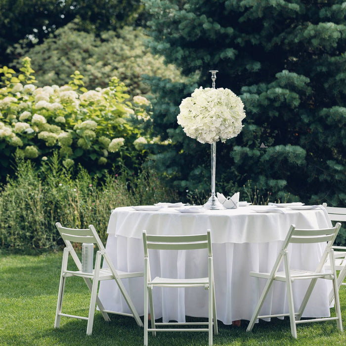 White Artificial Hydrangea Bouquet 20" Set Of 7 Stems