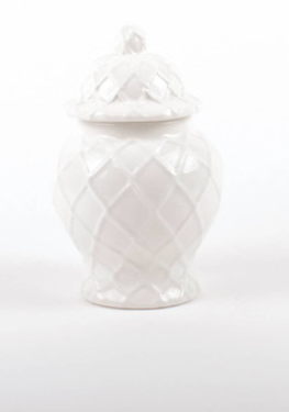 White Ginger Jar Lattice