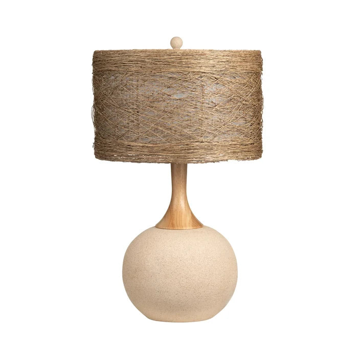 Wicker Table Lamp
