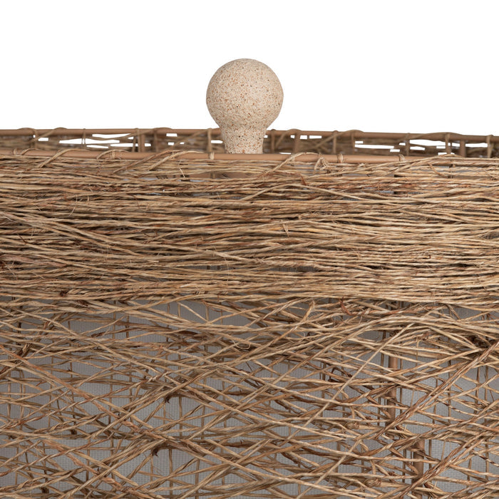Wicker Table Lamp