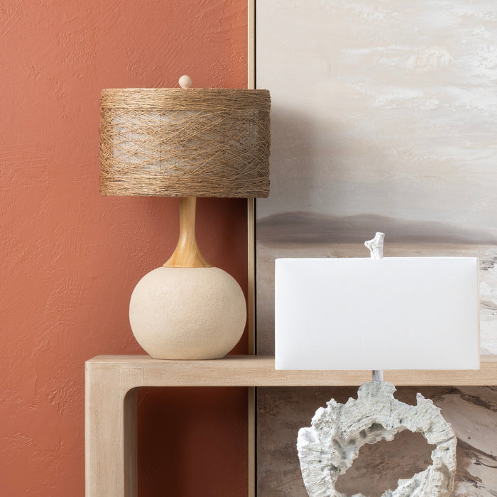 Wicker Table Lamp