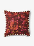 Wild Pansy Dark Cerise Cushion - 60cm