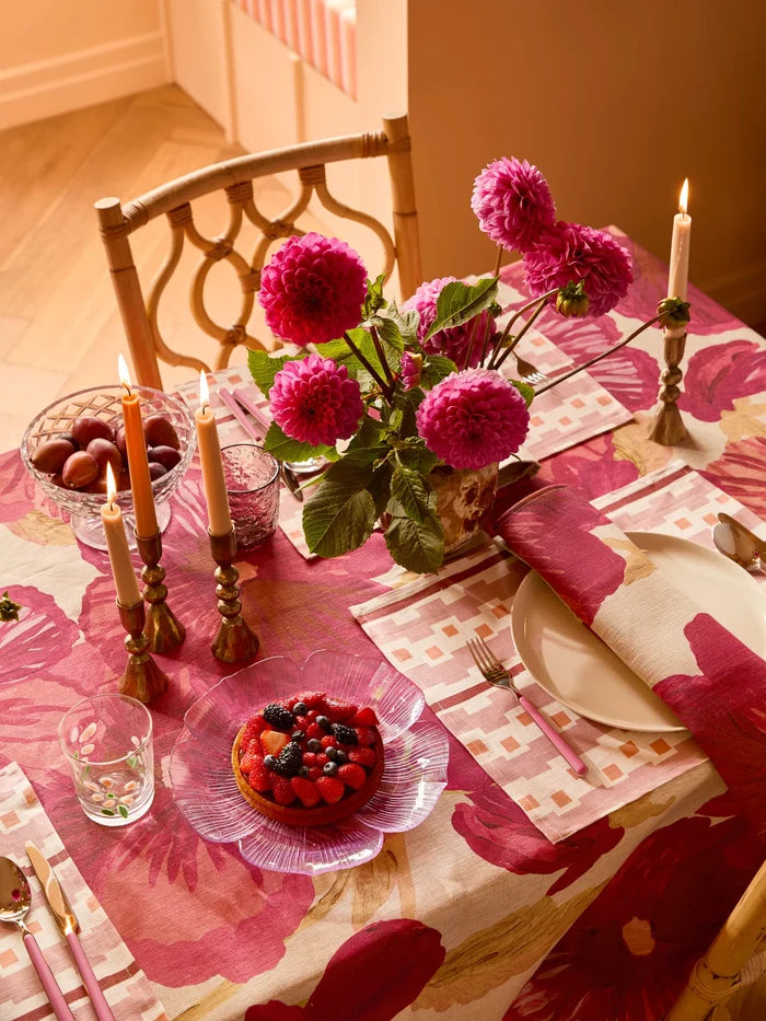 Wild Pansy Pink Napkin Set