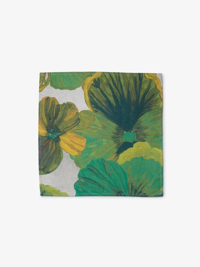 Wild Pansy Verde Napkin Set