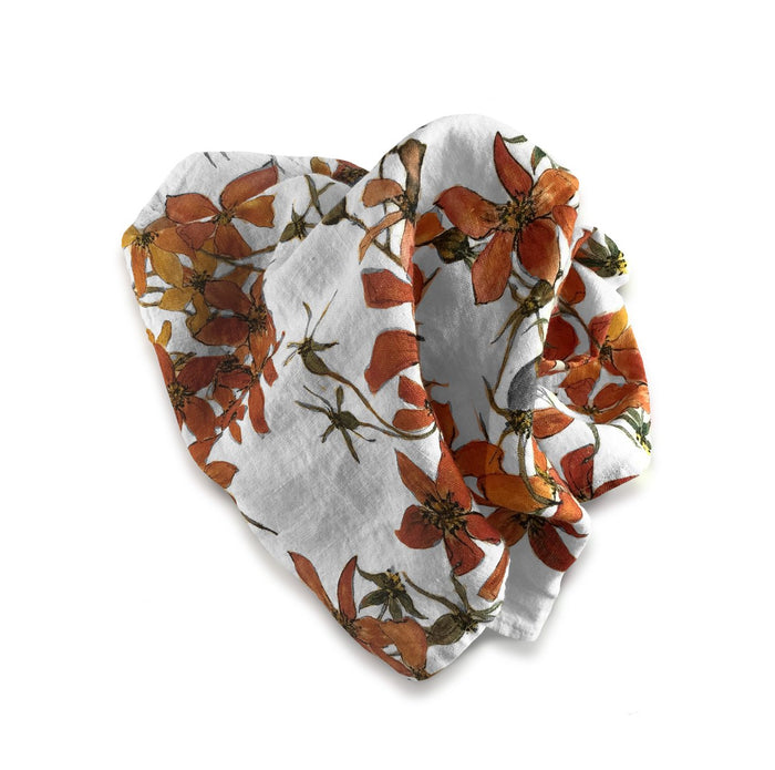 Wild Rose Linen Napkin