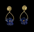 Wild Violet Hoop Earrings