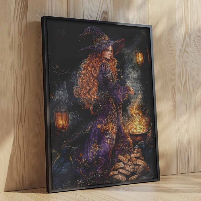 Witch by the Fire Jigsaw Puzzle