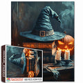 Witch Hat Pumpkin Magic Jigsaw Puzzle