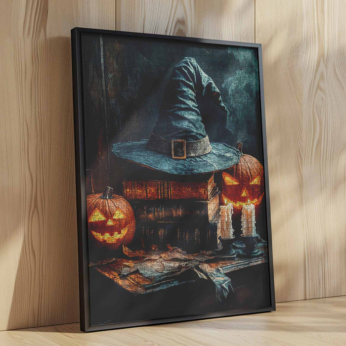 Witch Hat Pumpkin Magic Jigsaw Puzzle