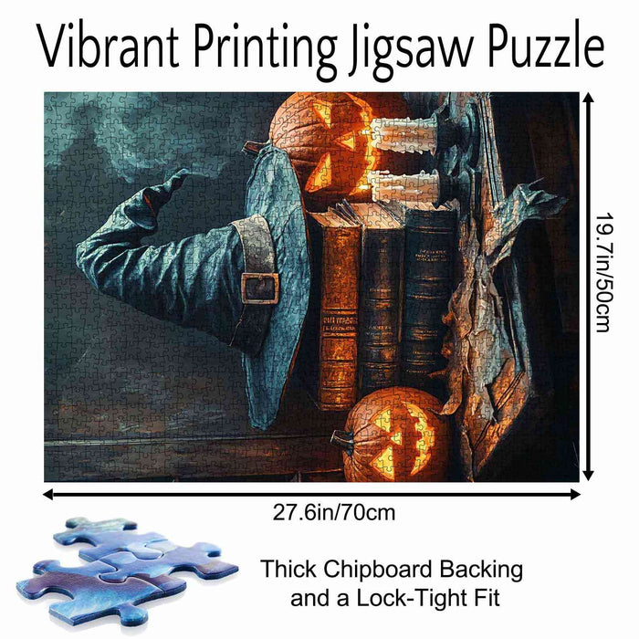 Witch Hat Pumpkin Magic Jigsaw Puzzle