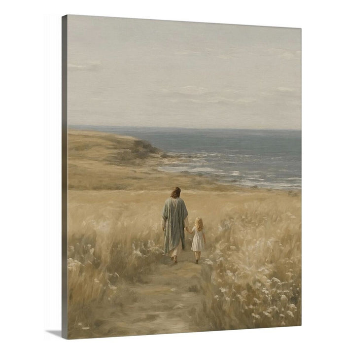 With Me Always - Blonde Girl - Canvas
