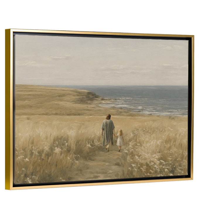 With Me Always - Blonde Girl - Canvas