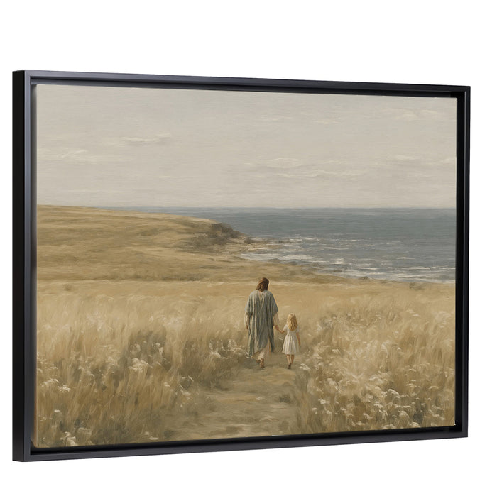 With Me Always - Blonde Girl - Canvas